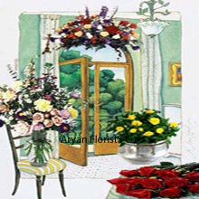 Make your dearest ones come closer to you by gifting these beautiful bouquets of exclusive assorted flowers in different forms. This pack is made up of Assorted Flowers in a Vase, Assorted Flowers in a Basket, Bunch of 12 Red Roses and arrangement of 12 Yellow Roses. So many colorful bouquets in a single present are certain to be reciprocated in a very special way you could have never imagined. Express your love unabated.