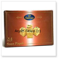 Every country has its own way of making sweets unique. This Indian pack of sweets contain1 Kg Soan Papdi which is usually cube shaped having flaky texture and light weight. Crisp by form and served as flakes too tasting very sweet to tongue. Buy for yourself or gift it to your closed ones in family, neighbors or anywhere you feel so. Though it is enjoyed by all age groups but mostly by the kids and youngsters.